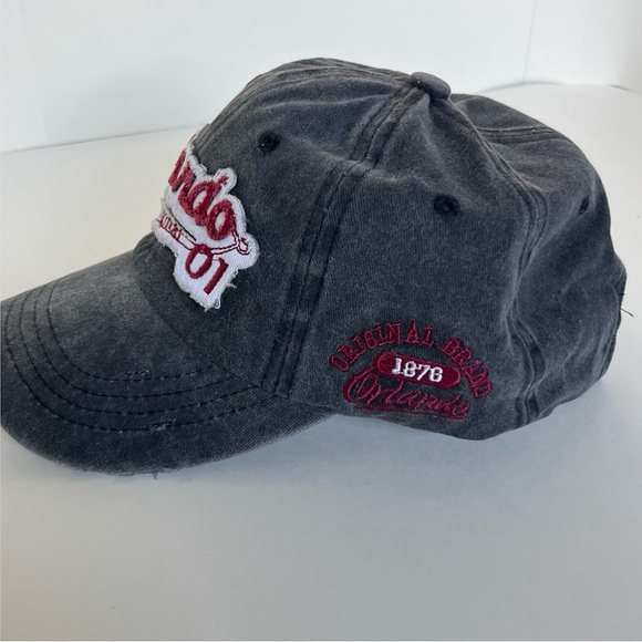 Womens Orlando Hat Adjustable Baseball Cap Ball Cap Gray Soft Cotton New - Picture 2 of 5